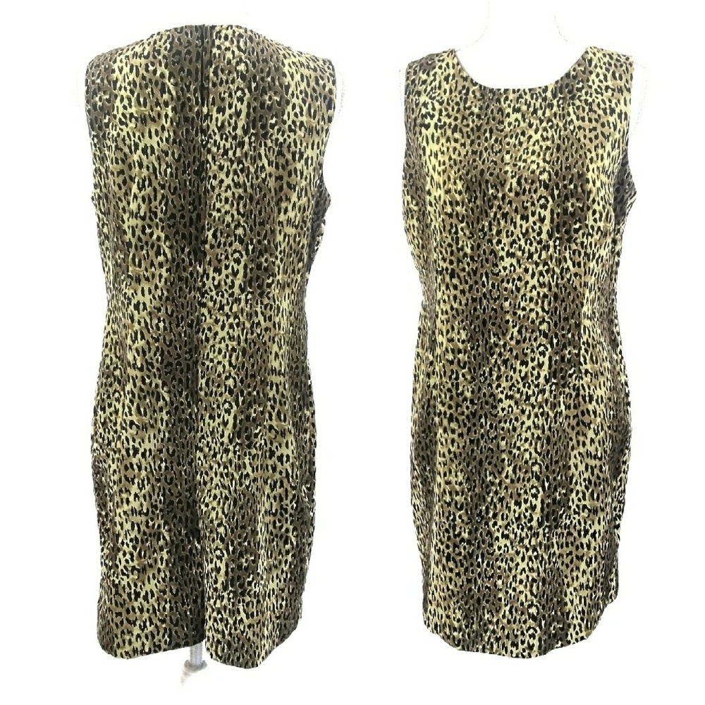 Betsy's Things Petites Animal Print Dress Size 12P